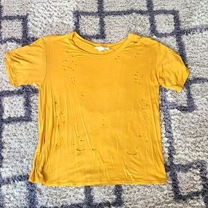 Yellow Tee Size Medium
